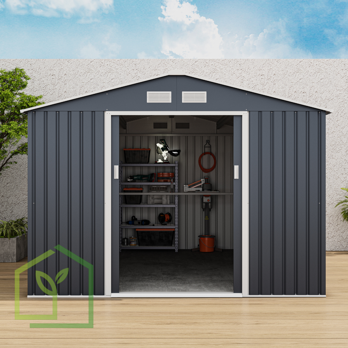 Bodega Archer E 8,84m² Gris