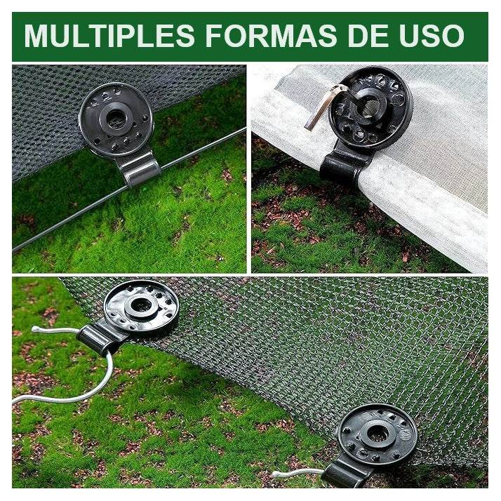 Clip Malla Sombra PVC Bolsa 25 u. - Garden Market