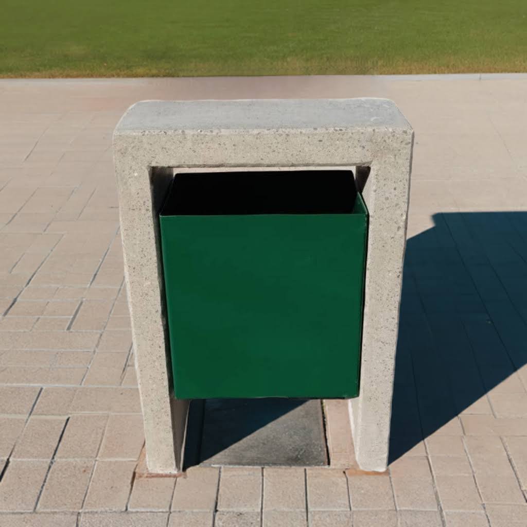 Papelero Metal 90 Cm-Basurero-HBAU46-Mobiliario Hormigon-Garden Market