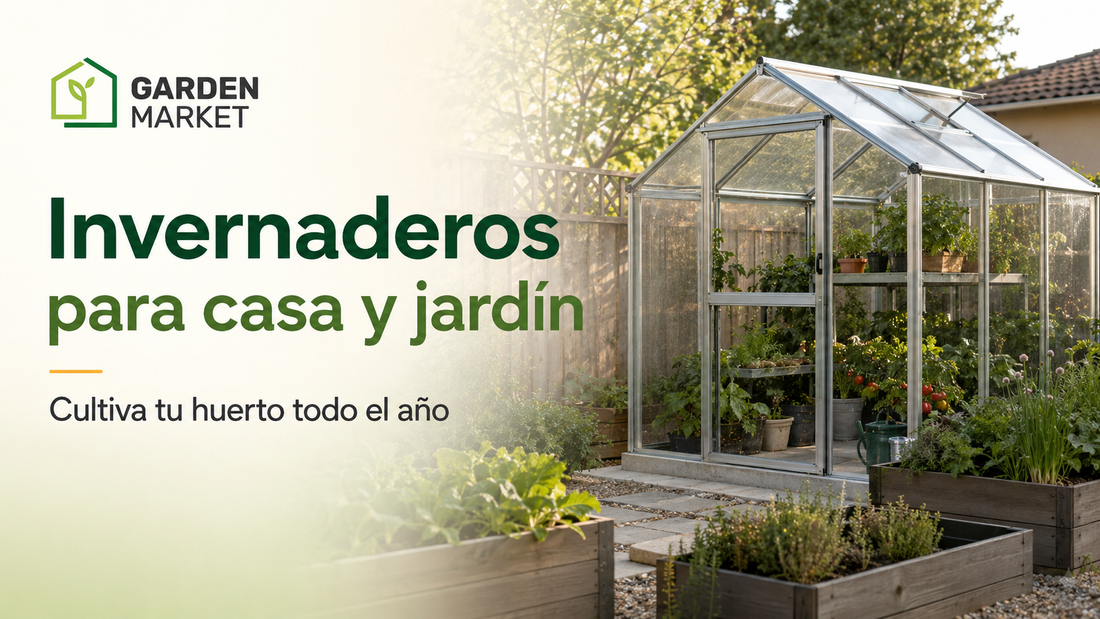Invernaderos para casa y jardín: cultiva tu huerto todo el año