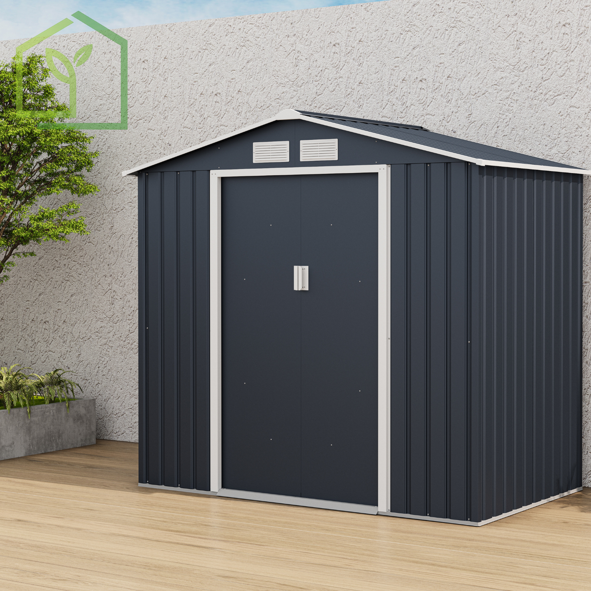 Bodega Archer A 2,7m² Gris