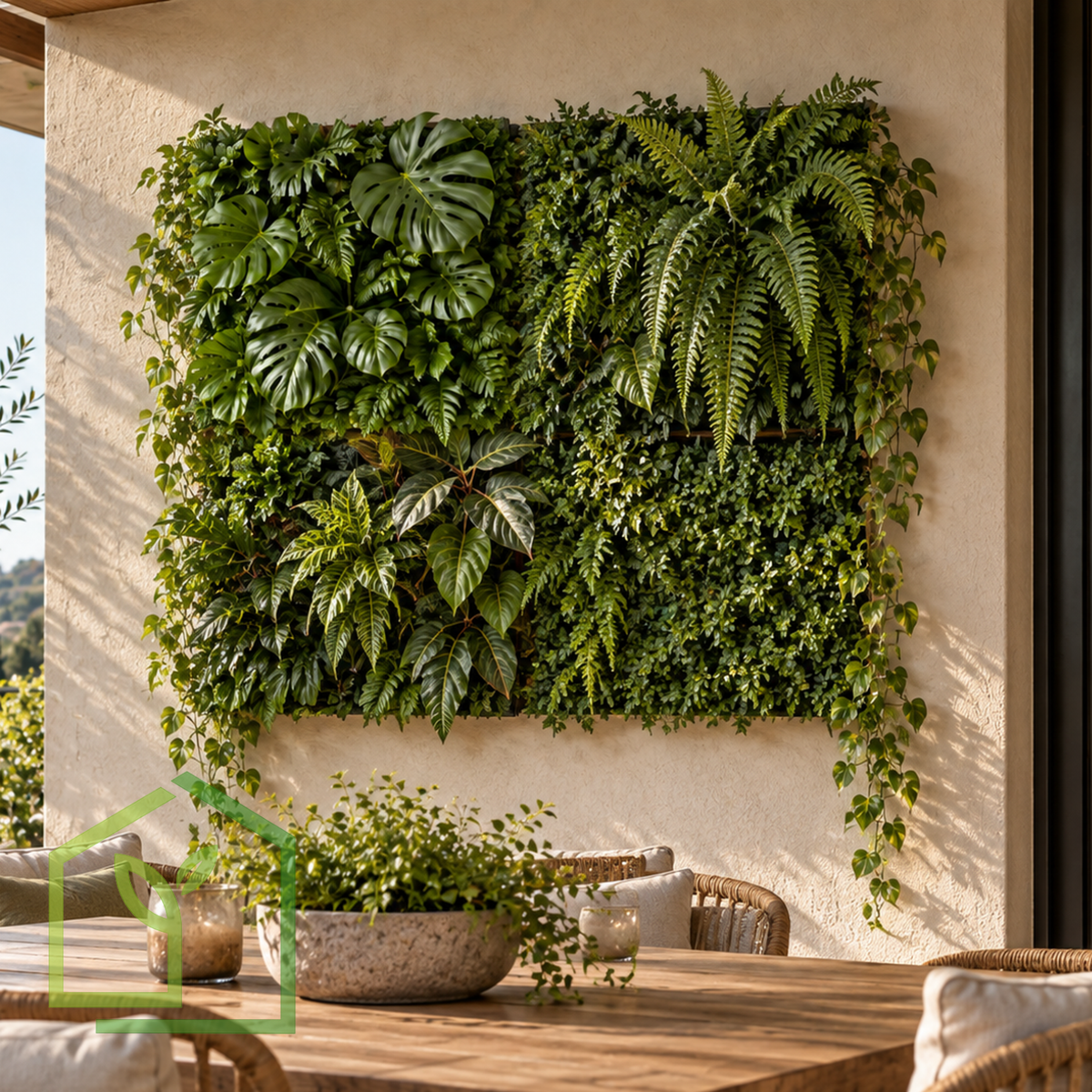 Jardin Vertical Monstera 38 x 38 cm