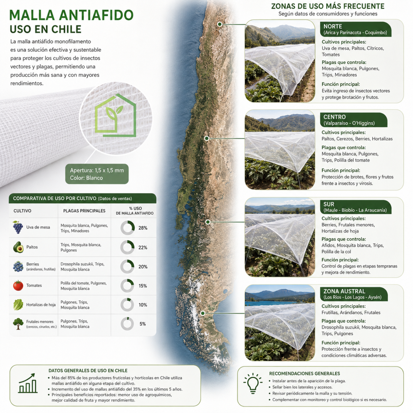 Malla Antiáfido 40 Mesh 110g 4x100 Metros-Malla Antiáfido-HBCN01X-Garden Market