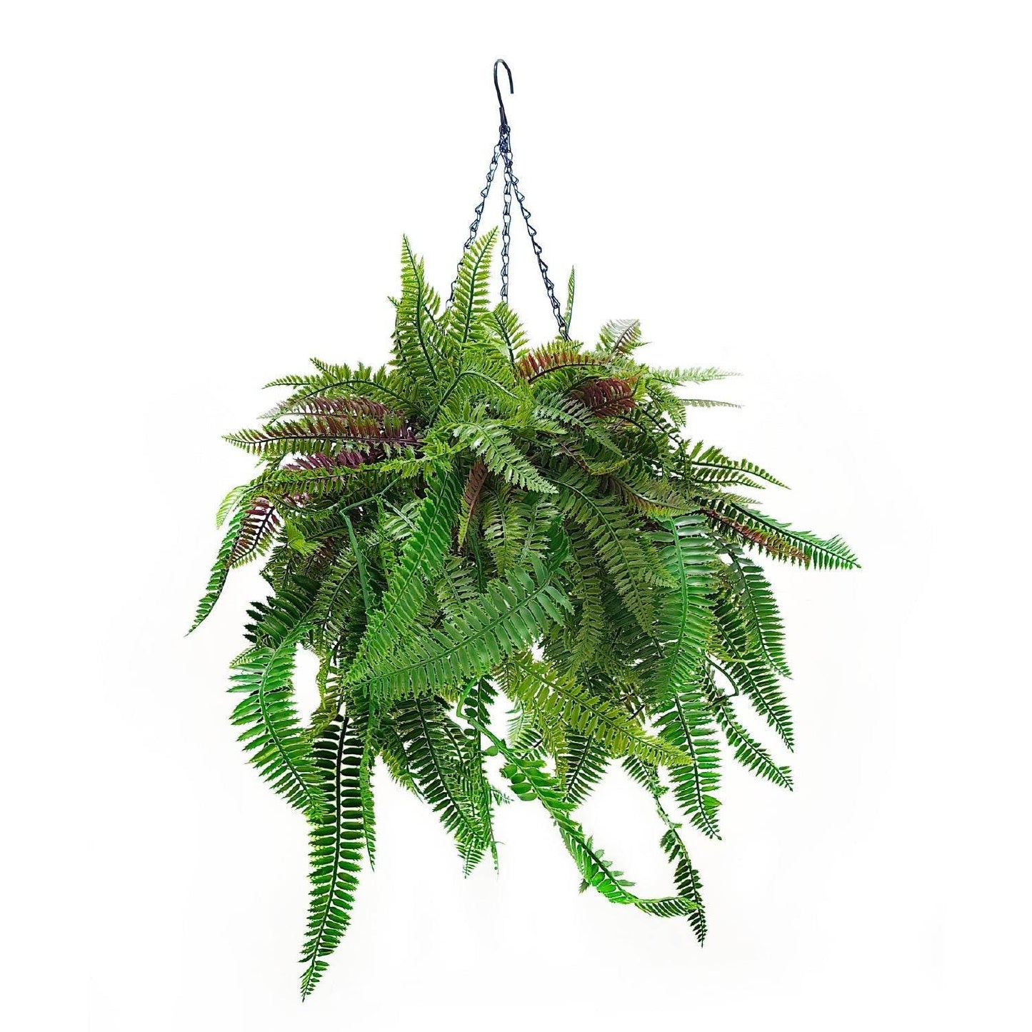 Canasta Artificial Helechos 50x50x85 cm-Decorativos-HBFA30-Cyber Jardín Vertical,Jardin Vertical-Garden Market