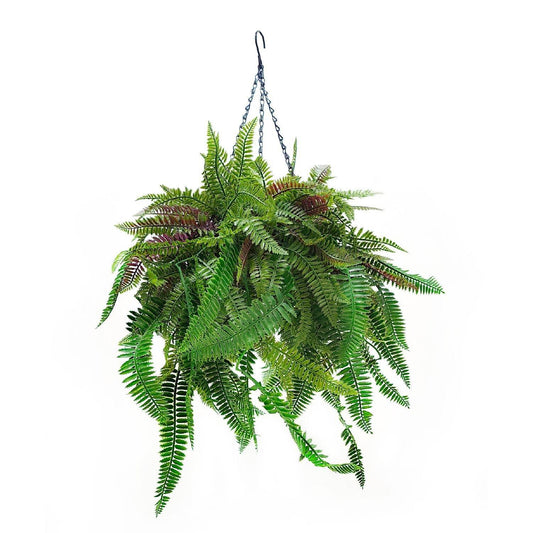 Canasta Artificial Helechos 50x50x85 cm-Decorativos-HBFA30-Cyber Jardín Vertical,Jardin Vertical-Garden Market