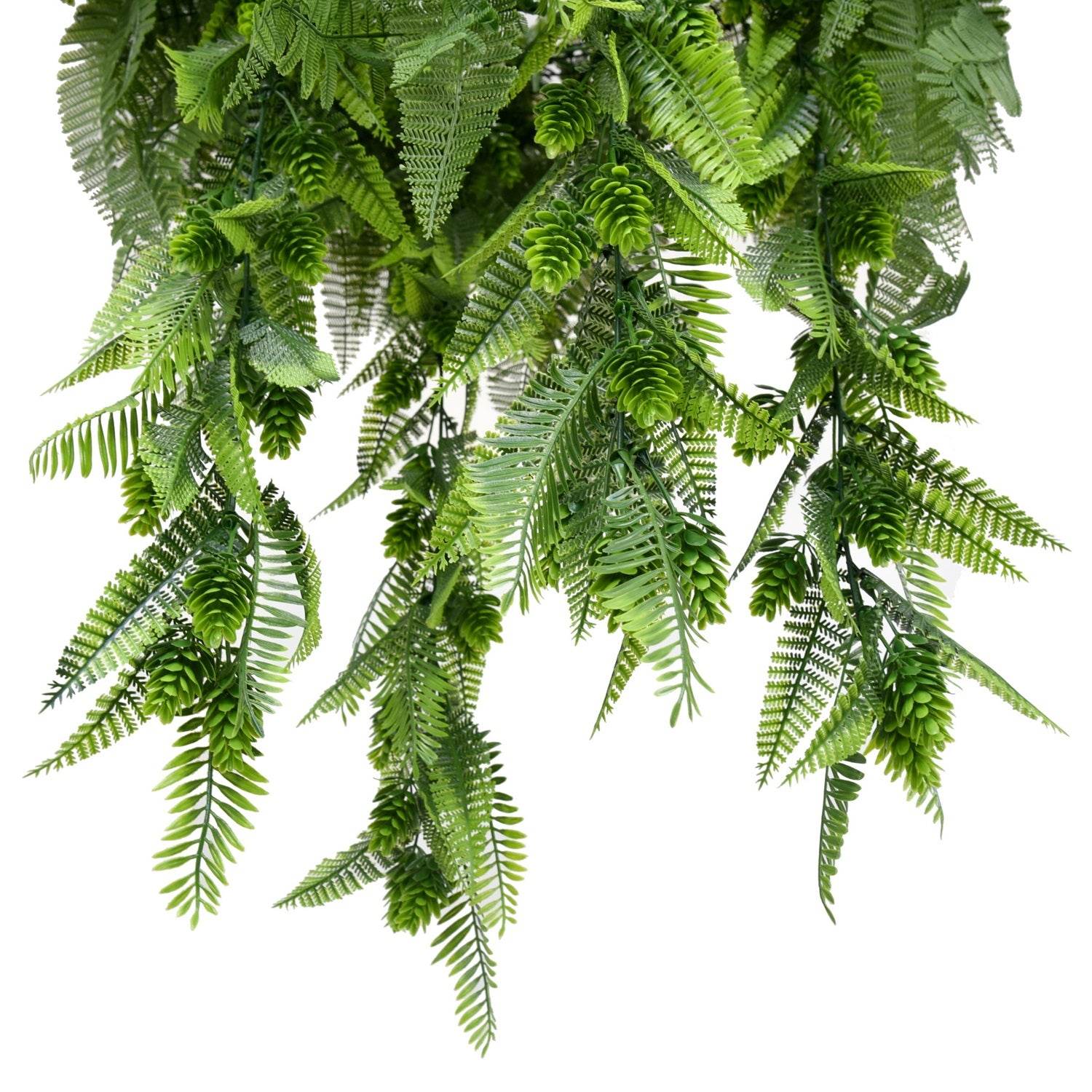 Canasta Artificial Verde 50x50x85 cm-Decorativos-HBFA31-Cyber Jardín Vertical,Jardin Vertical-Garden Market