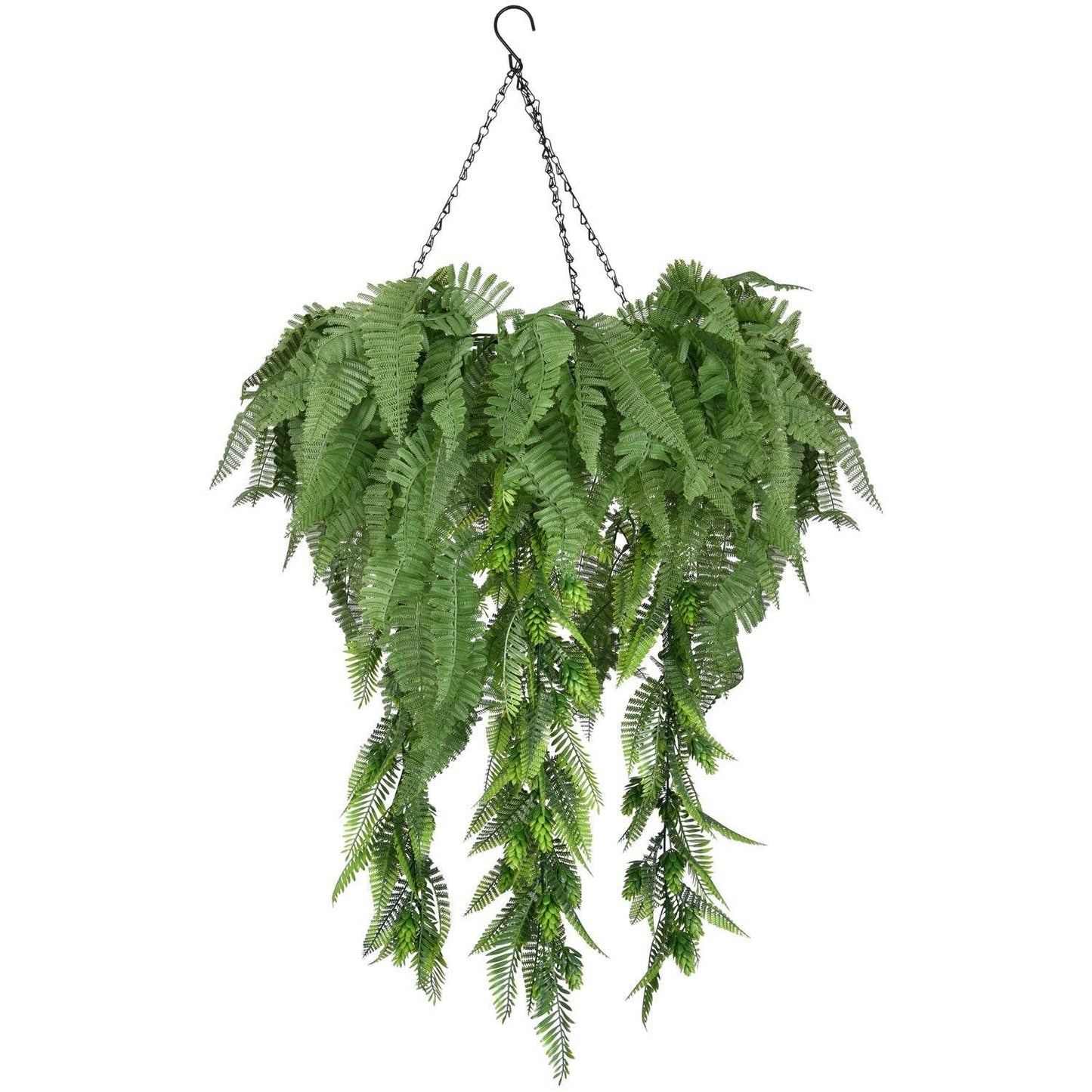 Canasta Artificial Verde 50x50x85 cm-Decorativos-HBFA31-Cyber Jardín Vertical,Jardin Vertical-Garden Market