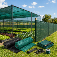 Malla Raschel 90% sombra, Verde - 4,2x100m