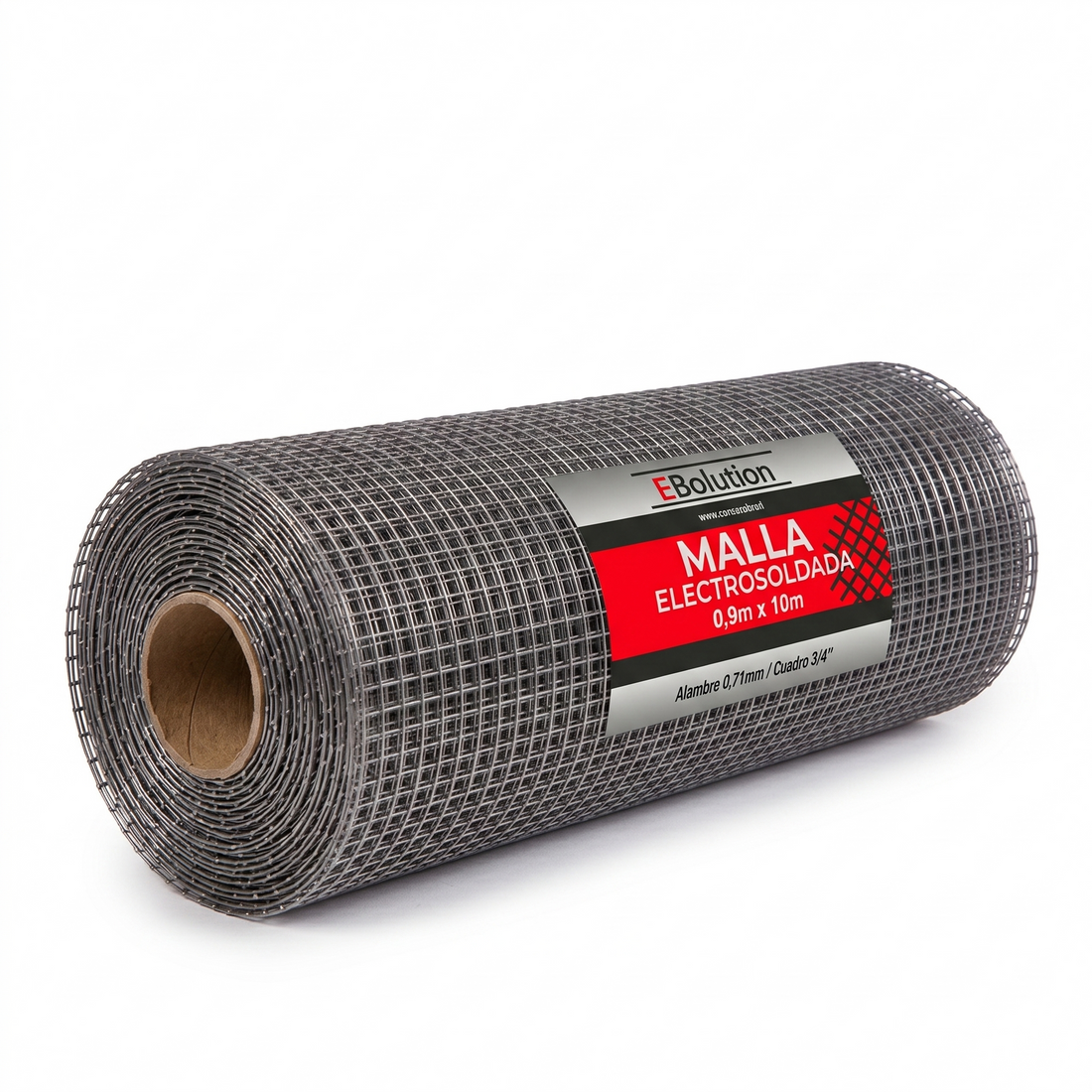 Malla Electrosoldada 0,9mx10m(A0,71mm/C3/4")