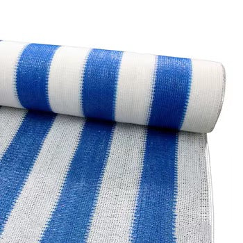 Malla Raschel 80% sombra, Azul/Blanco - 2,1x100m