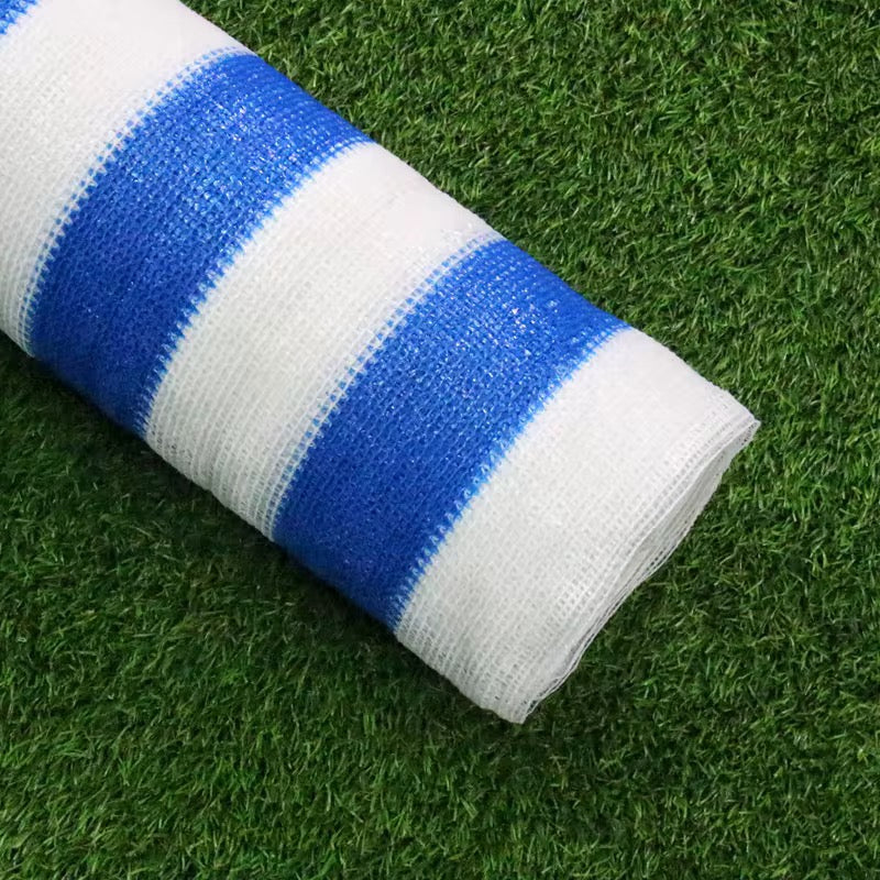 Malla Raschel 80% sombra, Azul/Blanco - 2,1x100m