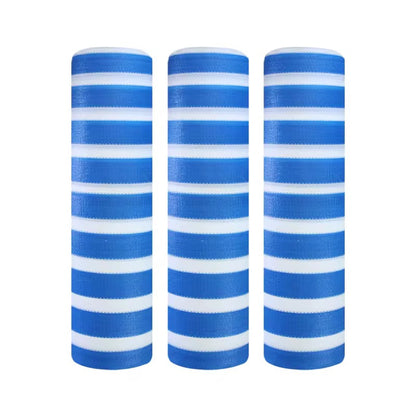 Malla Raschel 65% sombra, Azul/Blanco - 4,2x100m