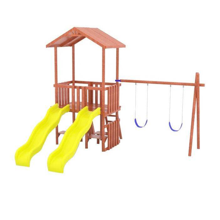 Juego Plaza Madera 95-Centro de Juego-HBUD95-Juegos de Madera-Garden Market