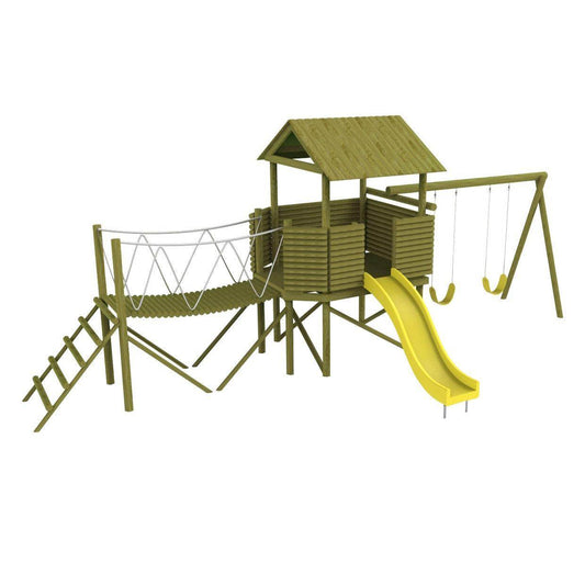 Juego Plaza Madera 96-Centro de Juego-HBUD96-Juegos de Madera-Garden Market