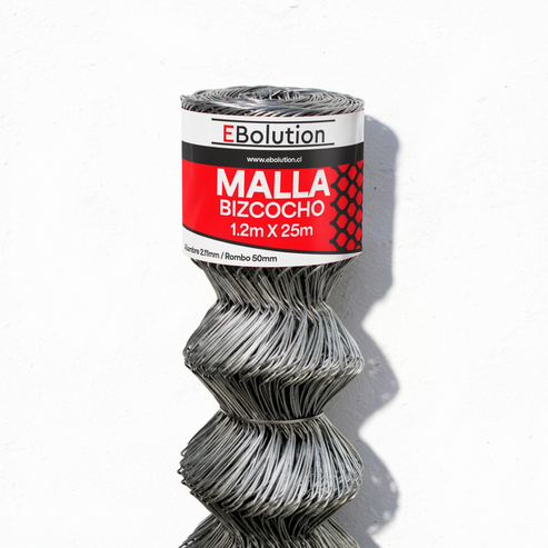 Malla Bizcocho 1,2mx25m(A2,11mm/R50mm)-Malla Bizcocho-MTJBZ12-Garden Market