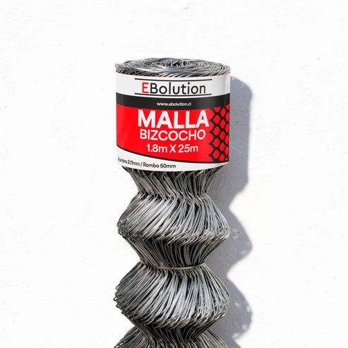 Malla Bizcocho 1,8mx25m(A2,11mm/R50mm)