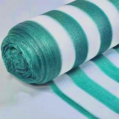 Malla Raschel 65% sombra, Verde/Blanco - 4,2x100m