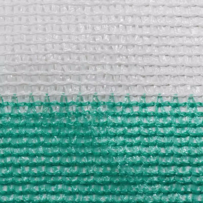 Malla Raschel 65% sombra, Verde/Blanco - 4,2x100m
