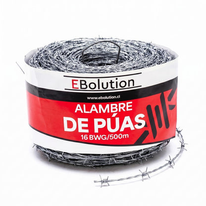 Alambre de Púas 16 BWG 500m-Alambre de Púas-MTJPUAS-Garden Market
