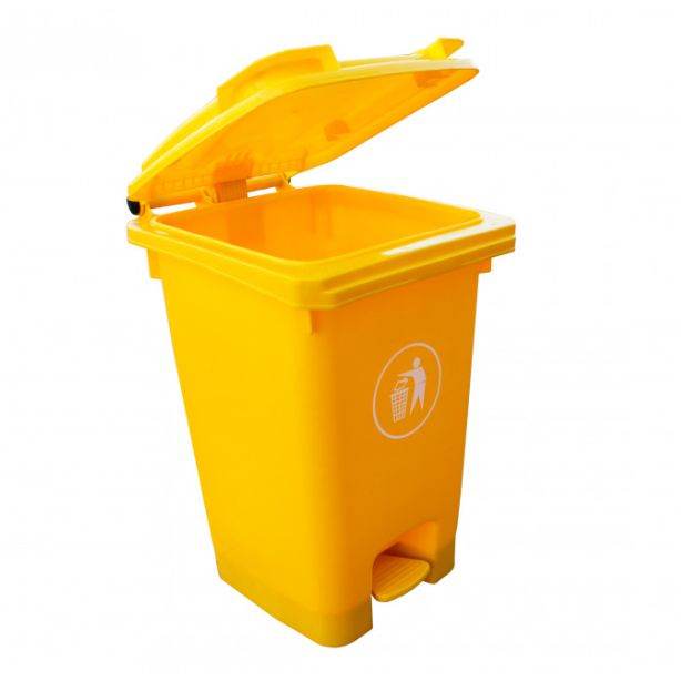 Basurero 60 Litros Amarillo - Garden Market