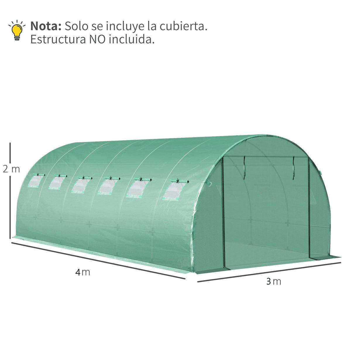 Cobertor Invernadero 12 Mt2-Cobertor Invernaderos-HBIP02X_C-Huertos e Invernaderos-Garden Market