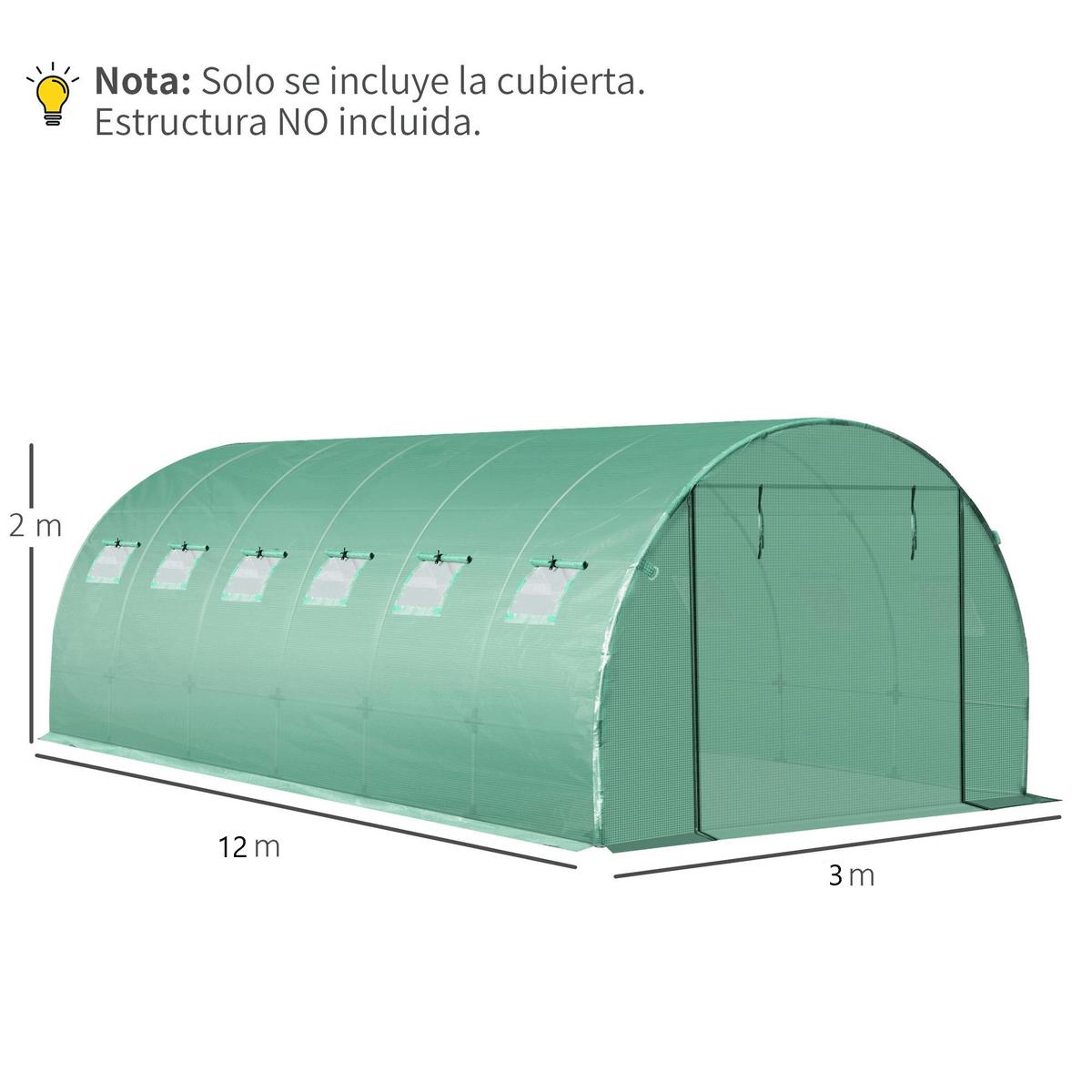 Cobertor Invernadero 36 Mt2-Cobertor Invernaderos-HBIP05X_C-Huertos e Invernaderos-Garden Market
