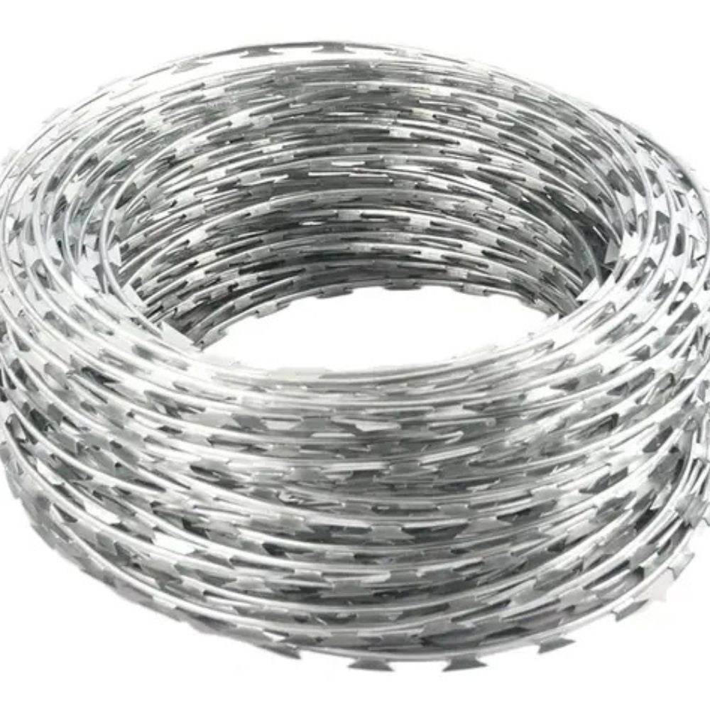 Concertina Acero Galv.diam. 450 mm, alambre 4mm con candado - Garden Market