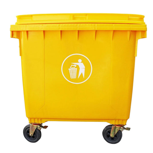 Contenedor Basura 1100 Litros Amarillo - Garden Market