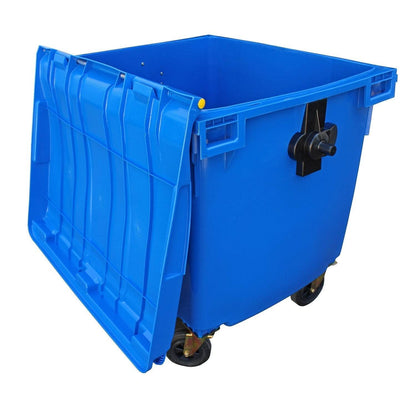Contenedor Basura 1100 Litros Azul-Contenedor de Basura-SN05AZUL-Contenedores de Basura-Garden Market