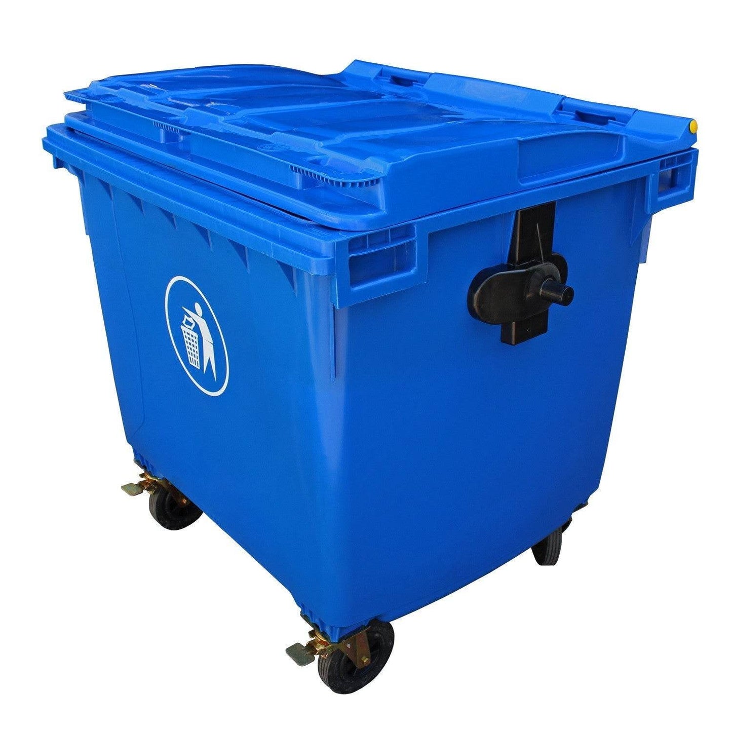 Contenedor Basura 1100 Litros Azul-Contenedor de Basura-SN05AZUL-Contenedores de Basura-Garden Market