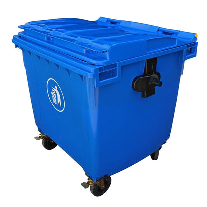 Contenedor Basura 1100 Litros Azul-Contenedor de Basura-SN05AZUL-Contenedores de Basura-Garden Market