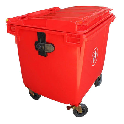 Contenedor Basura 1100 Litros Rojo-Contenedor de Basura-SN05ROJO-Oferta-Garden Market