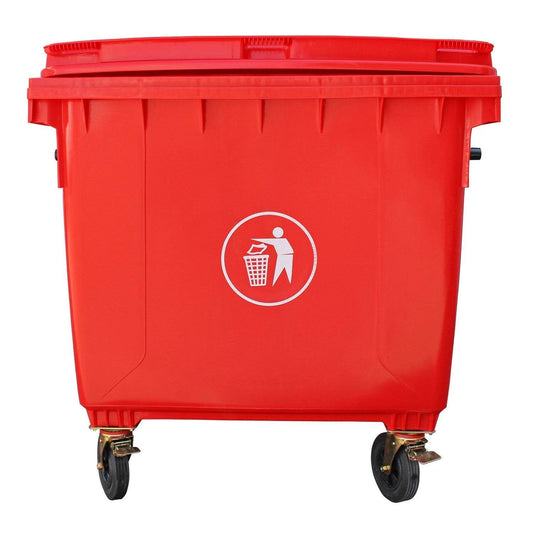 Contenedor Basura 1100 Litros Rojo - Garden Market