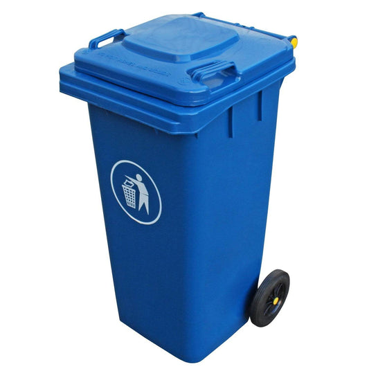 Contenedor Basura 120 LTS Azul - Garden Market