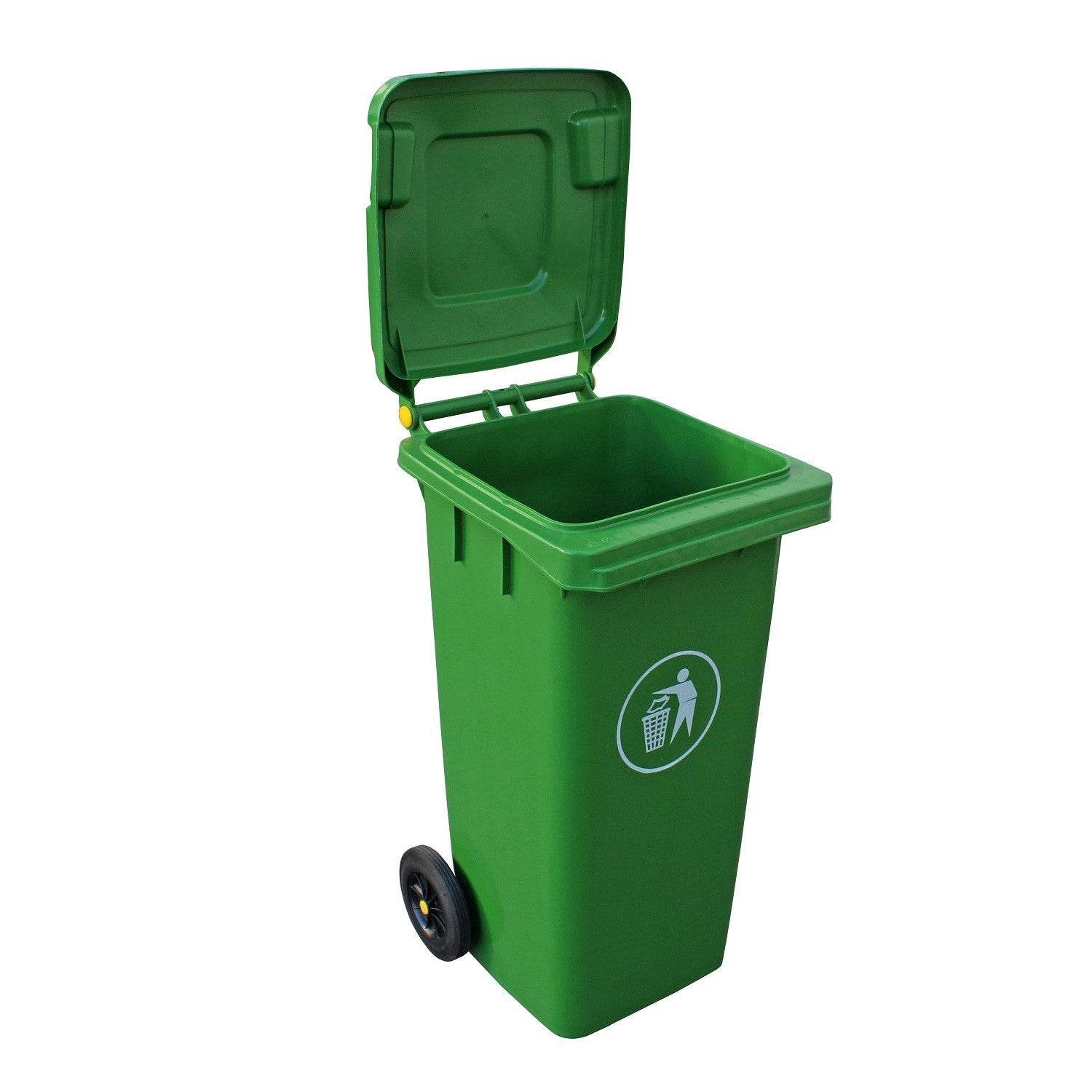 Contenedor Basura 120 LTS Verde - Garden Market