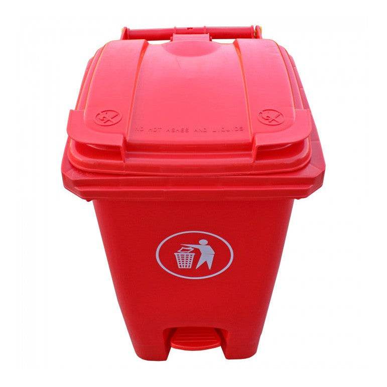 Contenedor Basura 60 Litros Rojo-Contenedor de Basura-SN06ROJO-Contenedores de Basura-Garden Market