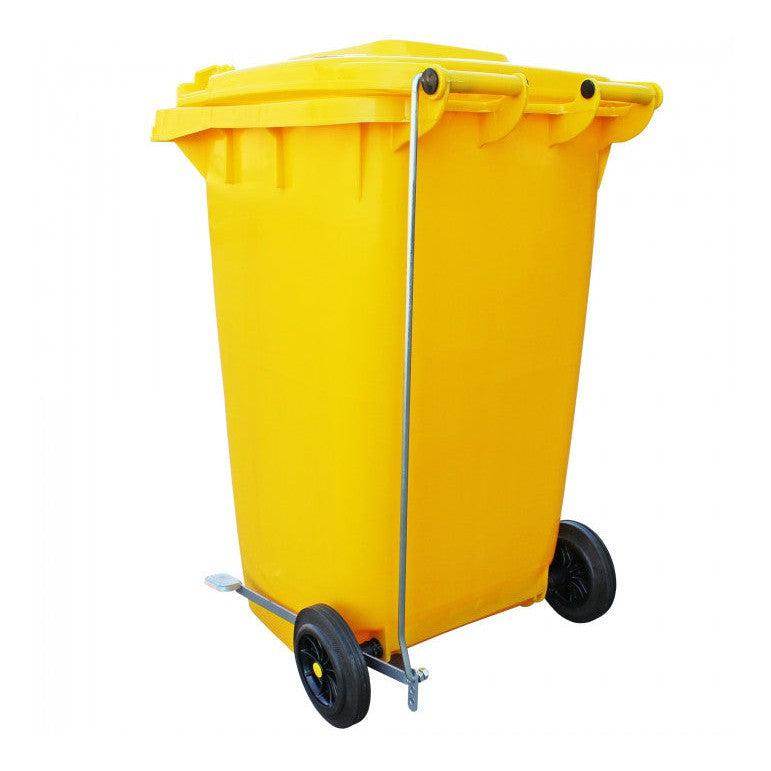 Contenedor con Pedal 120 lts Amarillo - Garden Market