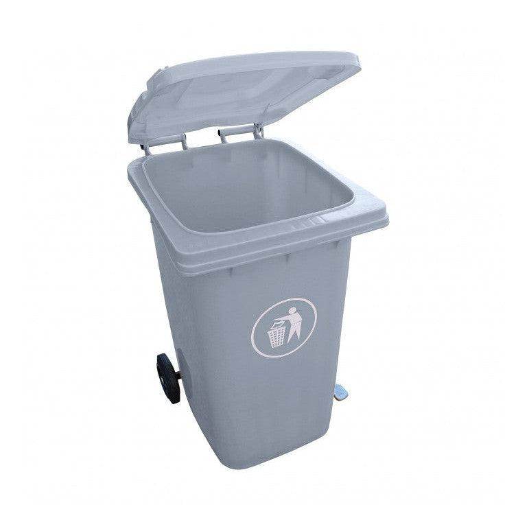 Contenedor con Pedal 120 lts Gris - Garden Market