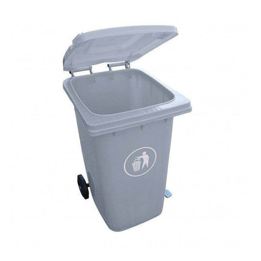 Contenedor con Pedal 120 lts Gris - Garden Market