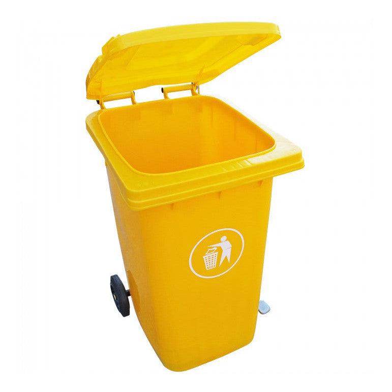Contenedor Con Pedal 240 Lts Amarillo - Garden Market