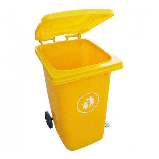 Contenedor Con Pedal 240 Lts Amarillo - Garden Market