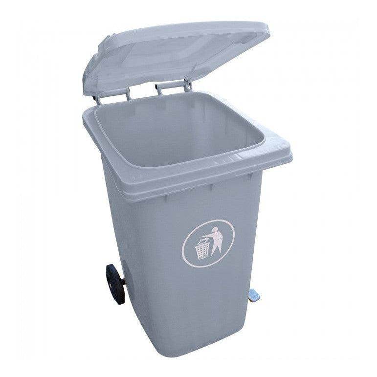 Contenedor con Pedal 240 Lts Gris - Garden Market