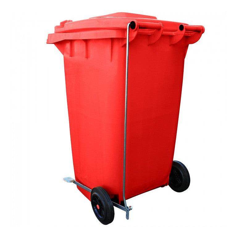 Contenedor Con Pedal 240 Lts Rojo - Garden Market