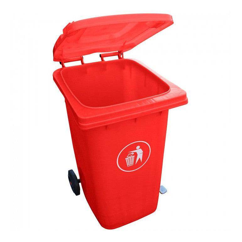 Contenedor Con Pedal 240 Lts Rojo-Contenedor con Pedal-SN02Rojo_PEDAL-Contenedore con Pedal,Oferta-Garden Market