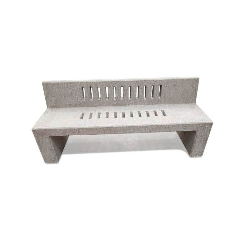 Escaño Hormigón Praga 180 cm-Escaño-HBAU01-Mobiliario Hormigon-Garden Market