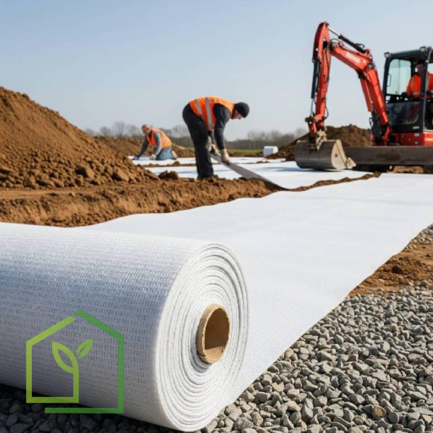 Geotextil Blanco 200 gr/m² 4×200 m – Tela Drenaje y Estabilización-Geotextil-HBTA67-Garden Market