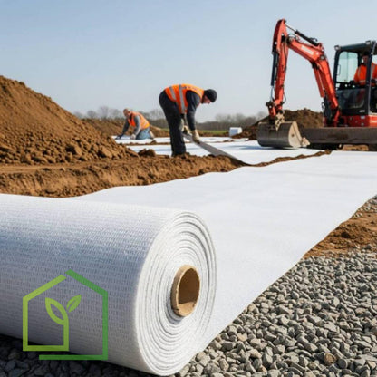 Geotextil Blanco 200 gr/m² 4×200 m – Tela Drenaje y Estabilización-Geotextil-HBTA67-Garden Market
