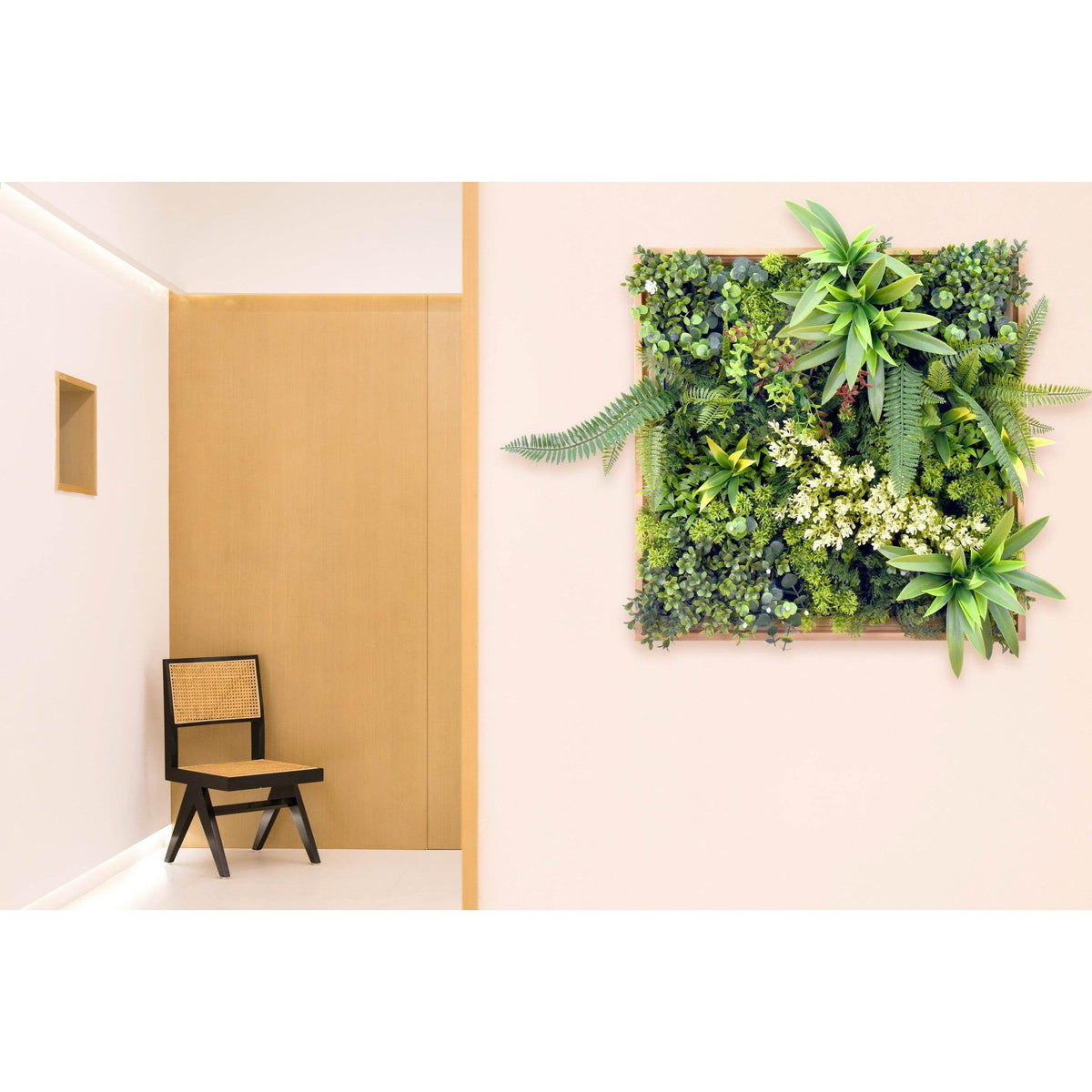Jardín Vertical Irlanda 50x50 cm-Decorativos-HBFA21-Jardin Vertical,Oferta-Garden Market