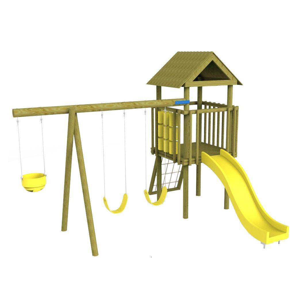 Juego Plaza Madera 94-Centro de Juego-HBUD94-Juegos de Madera-Garden Market