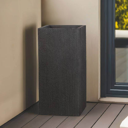 Macetero Alerce Fibra de Arcilla-Macetero Alerce-HBGA55-Black,Cyber Maceteros,Maceteros-Garden Market